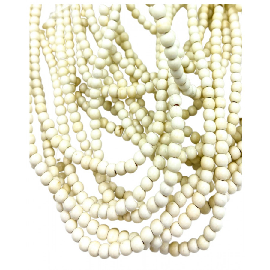 Synthetic howlite 4mm bead...