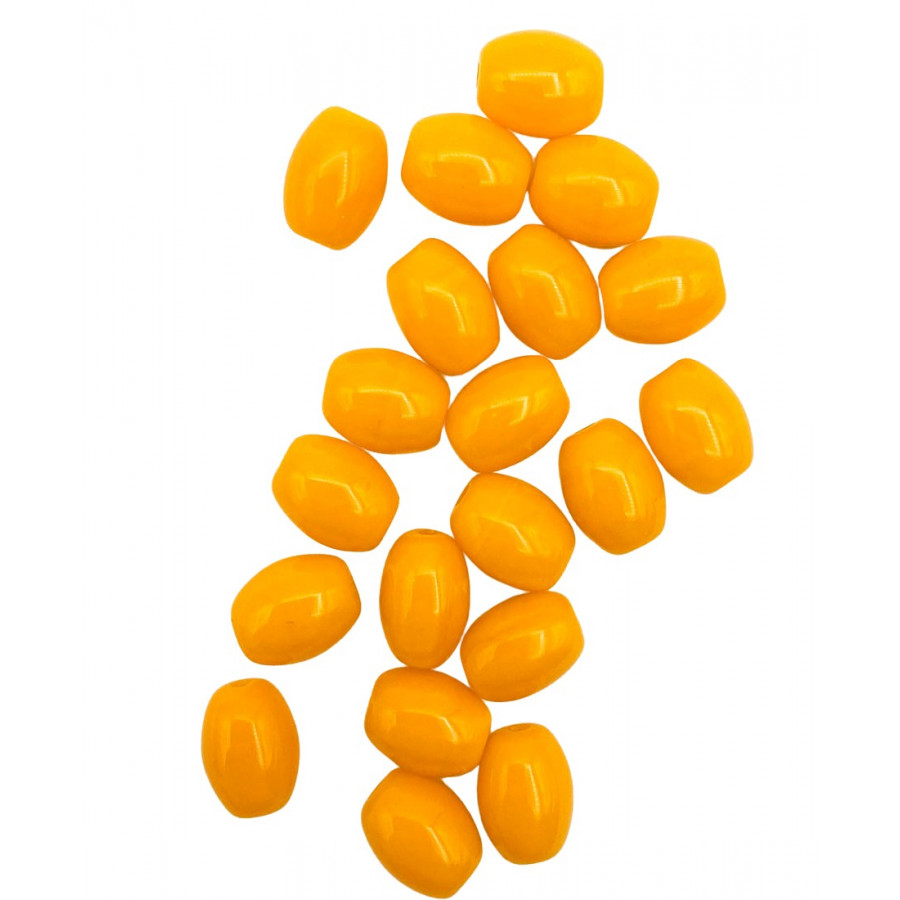 Orange Czech glass beads